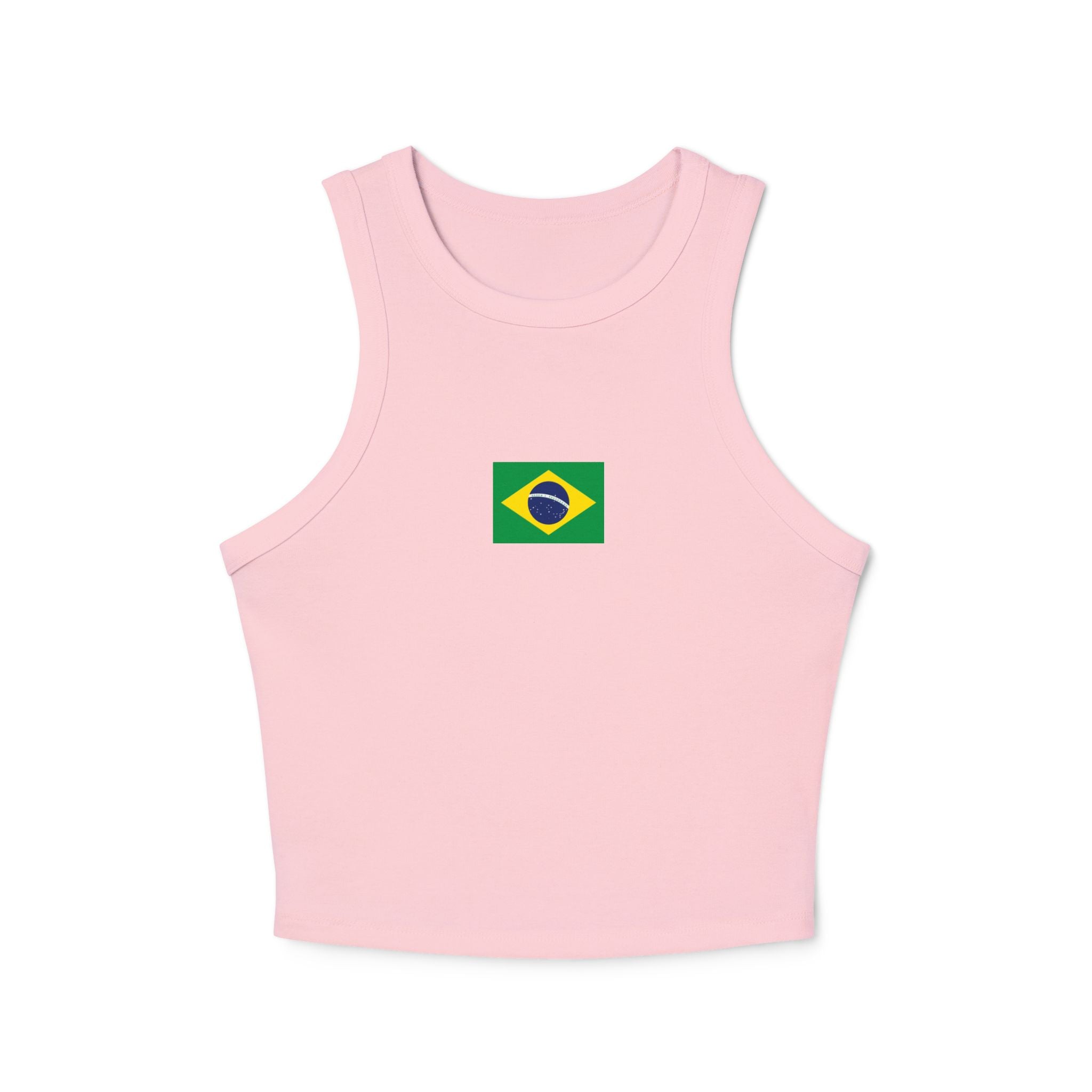 Brazil Flag Tank Top | Brazilian Flag Graphic, Minimal Chest Print