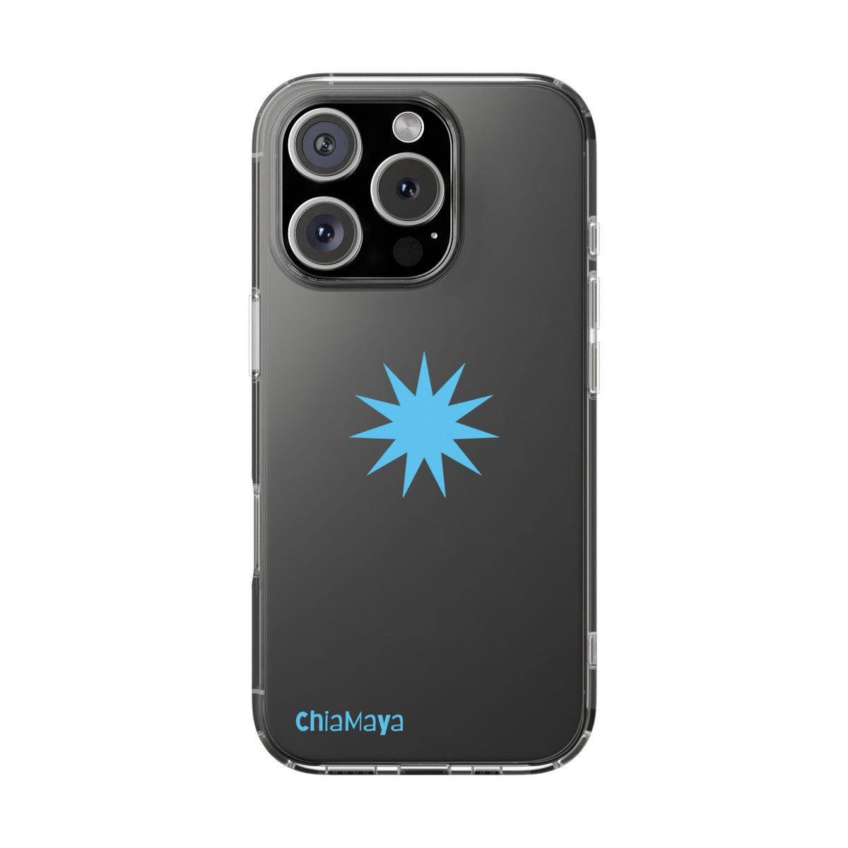 Clear blue star Phone Case