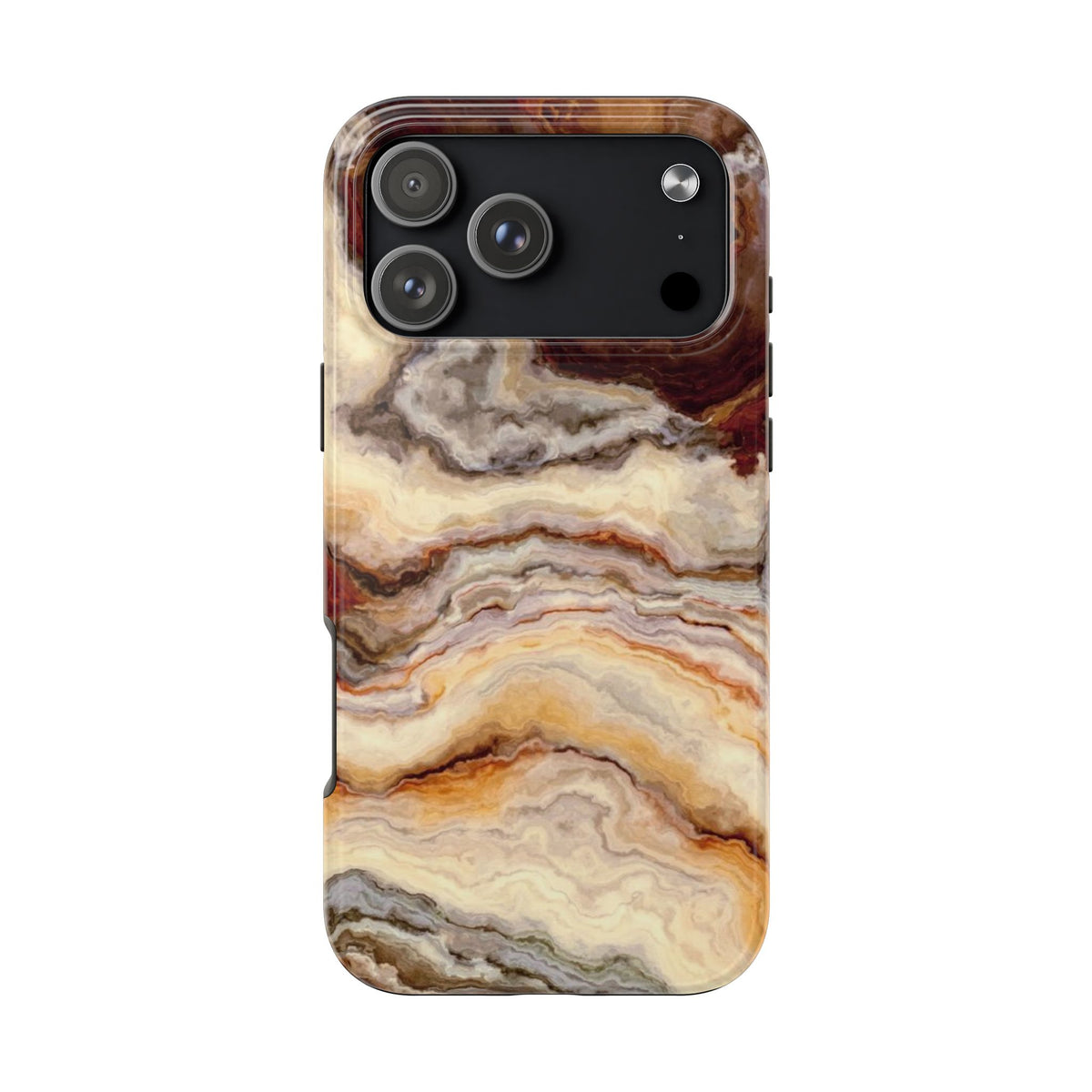 Brown Agate Marble Phone Case