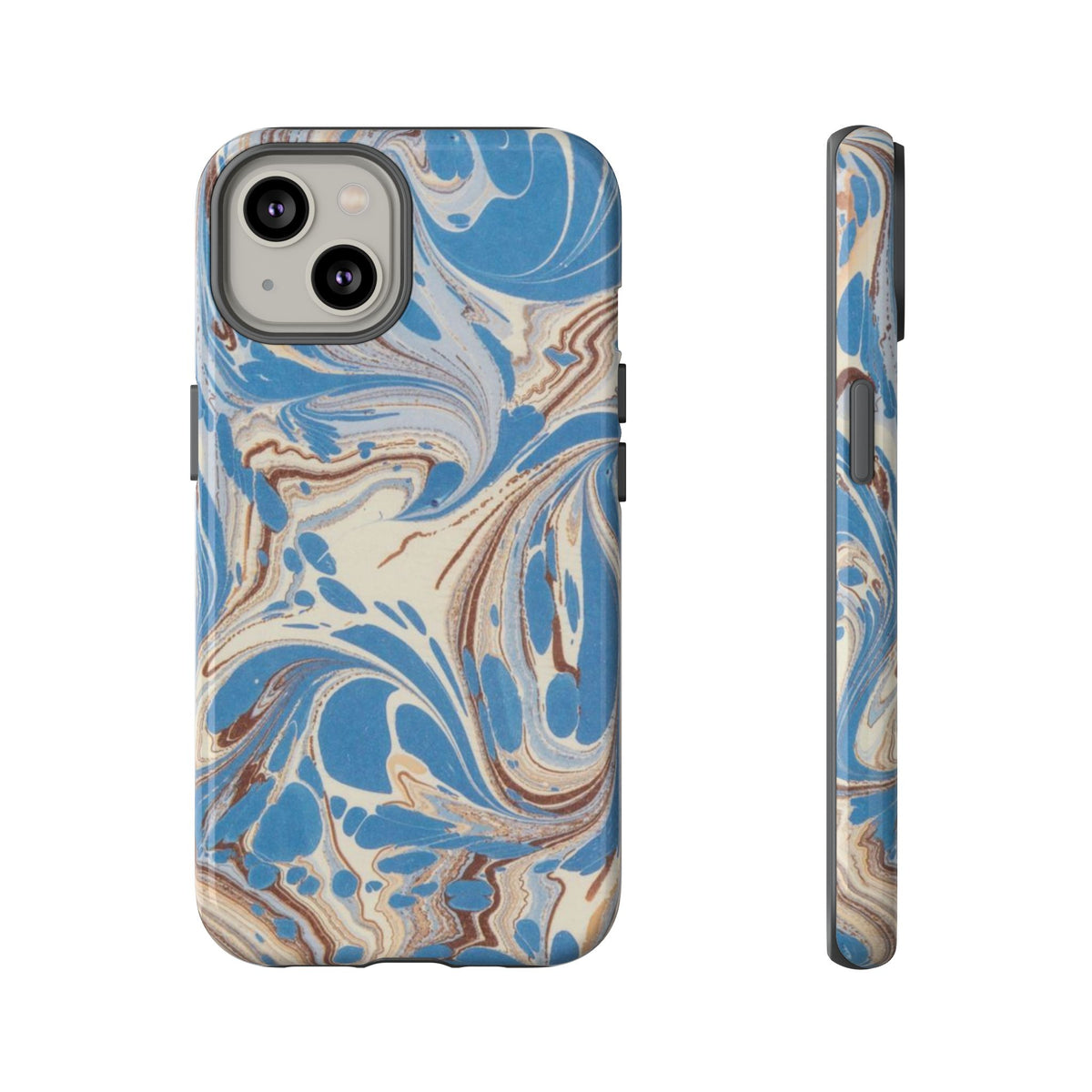 Blue Marble Swirl Phone Case