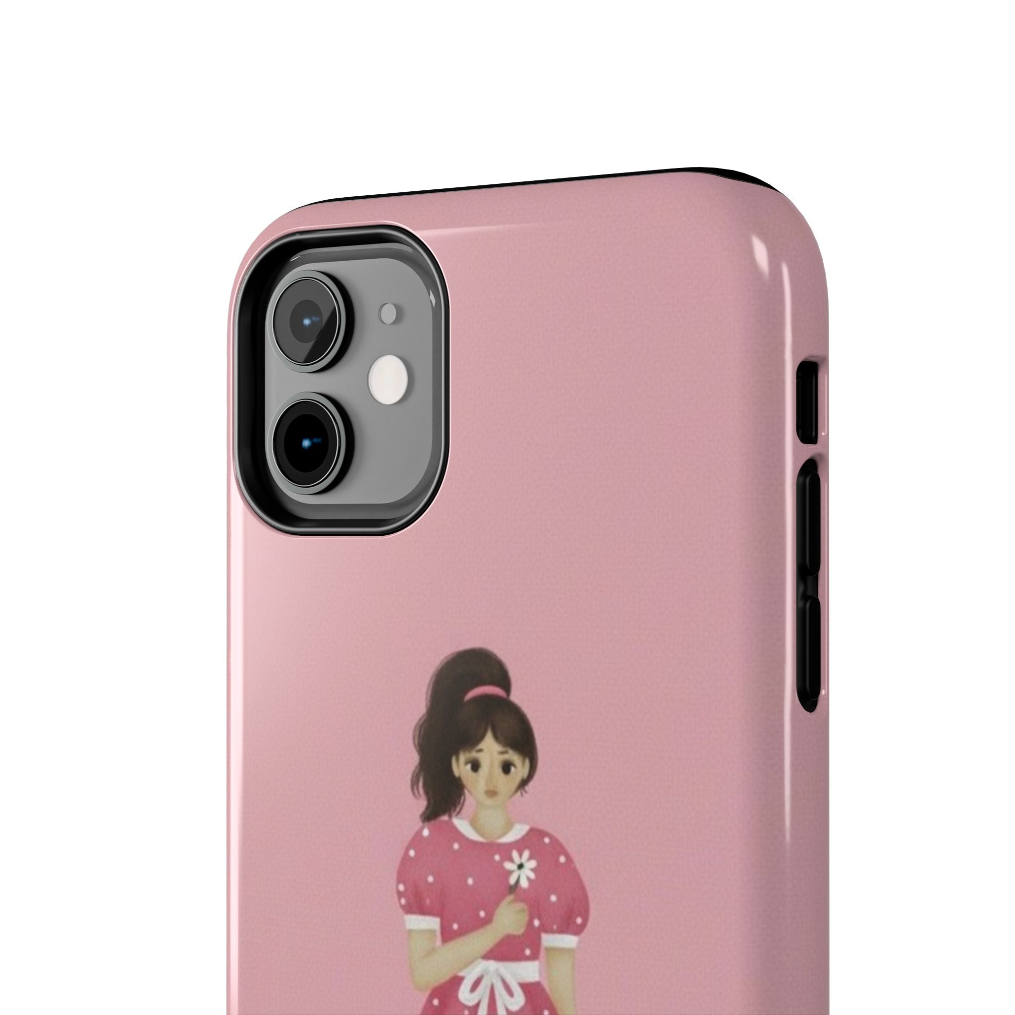 Pink Phone Case, Tough Phone Cases for Women, Cute Vibe, Protective Cover