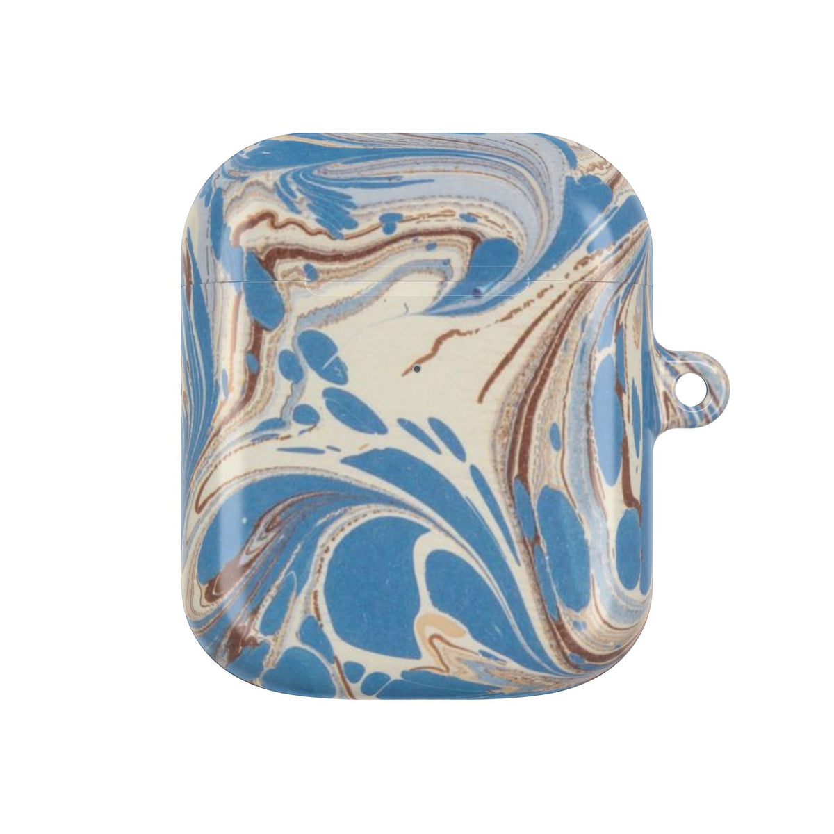 Blue Brown Marble AirPod Case