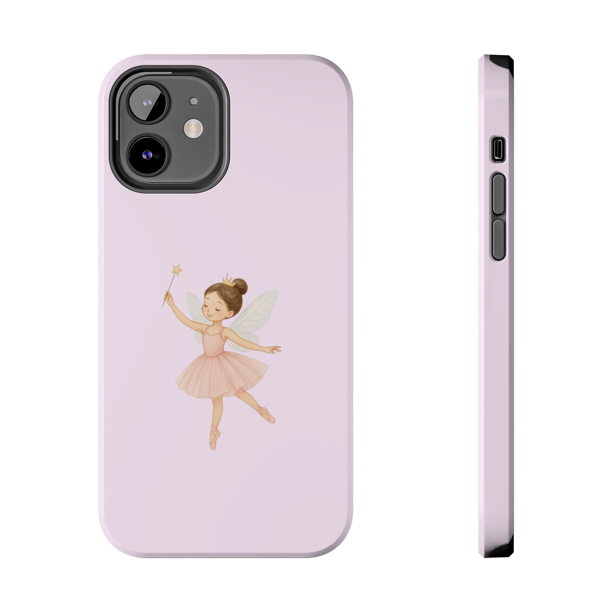 Pink Ballerina Tough Phone Case, Ballet Dancer Cute Phone Cover, Girly Protective Phone Case, Coquette Dancer Phone Accessories, Pretty Pink