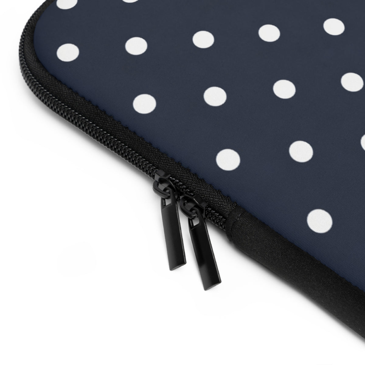 Navy Polka Dot Laptop Sleeve