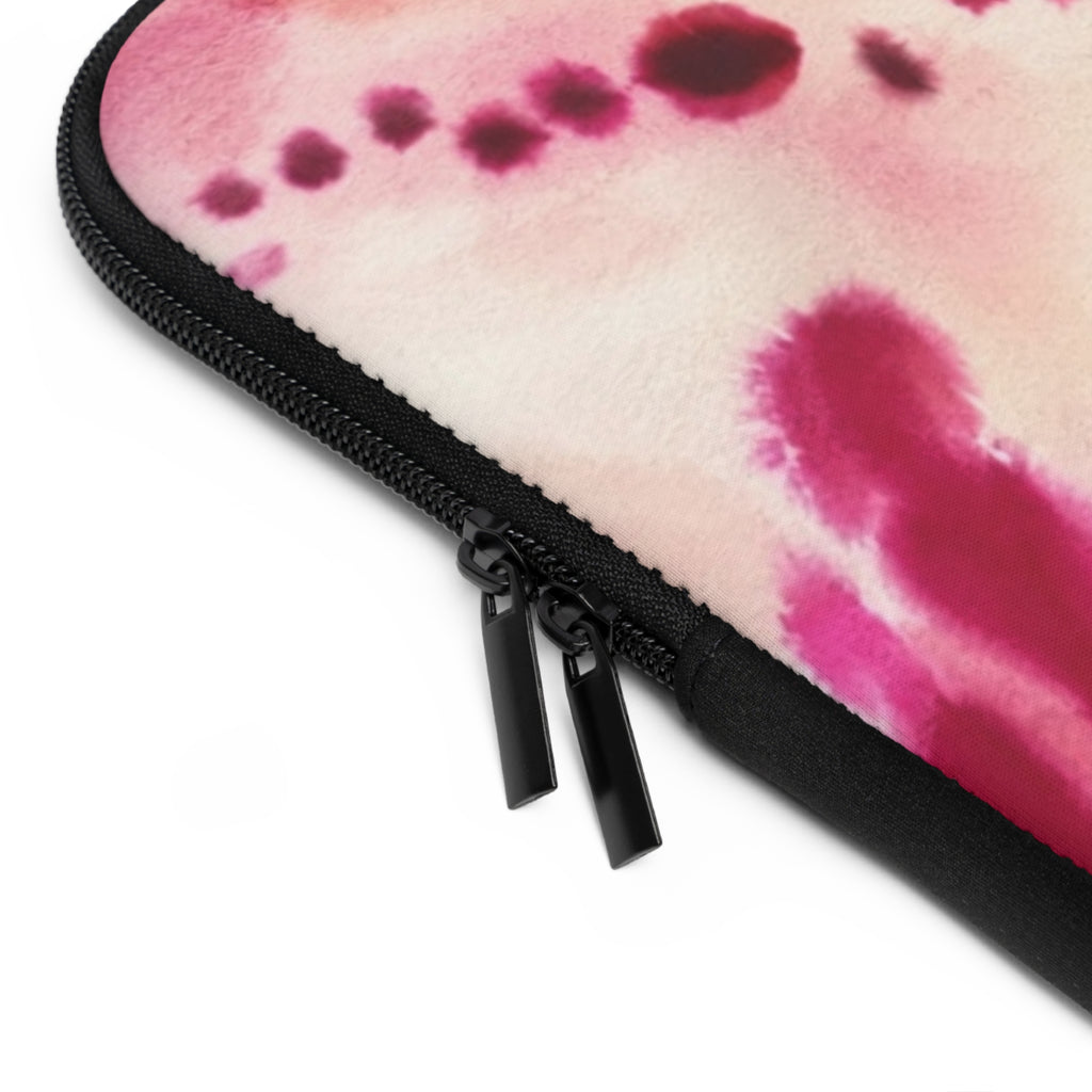 Pink Watercolor Laptop Sleeve