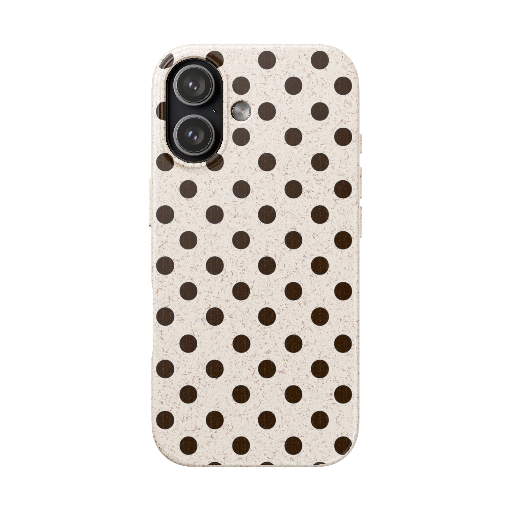 Eco-Friendly Polka Dot Phone Case — Biodegradable Protective Cover