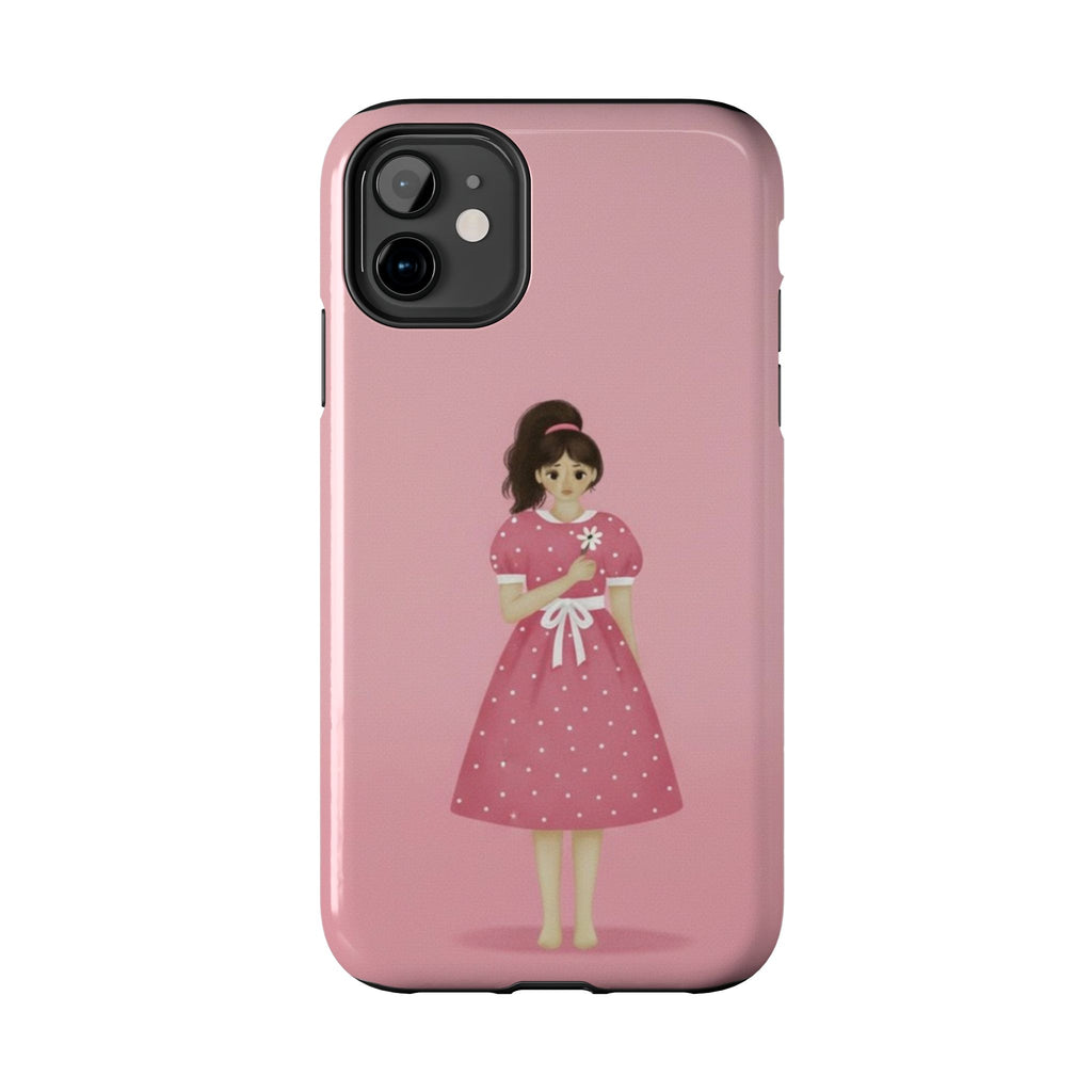 Pink Phone Case, Tough Phone Cases for Women, Cute Vibe, Protective Cover