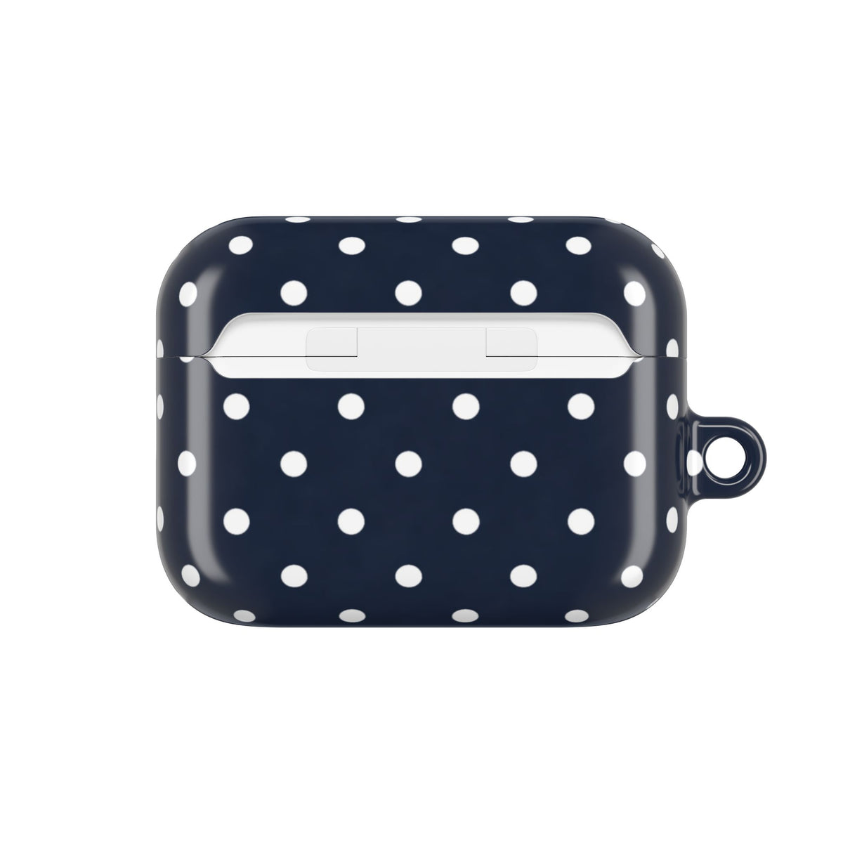 Navy Polka Dot AirPod Case