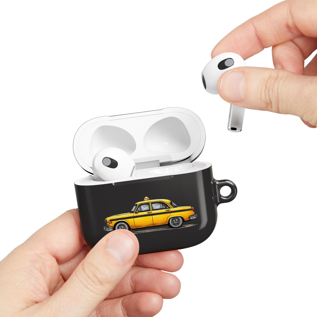 Yellow Taxi AirPod Case — Retro City Cab Protective Case