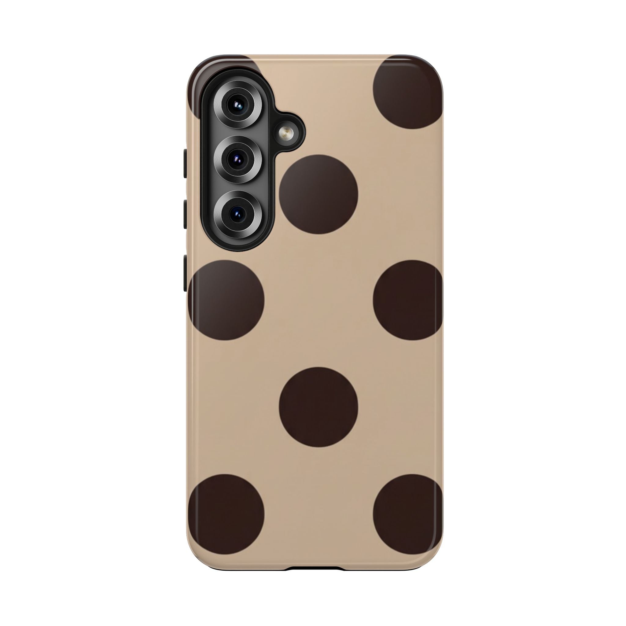 Stylish Polka Dot Phone Case for Trendy Protection, Cute Gift for Her, Phone Accessories, Everyday Fashion, Modern Design