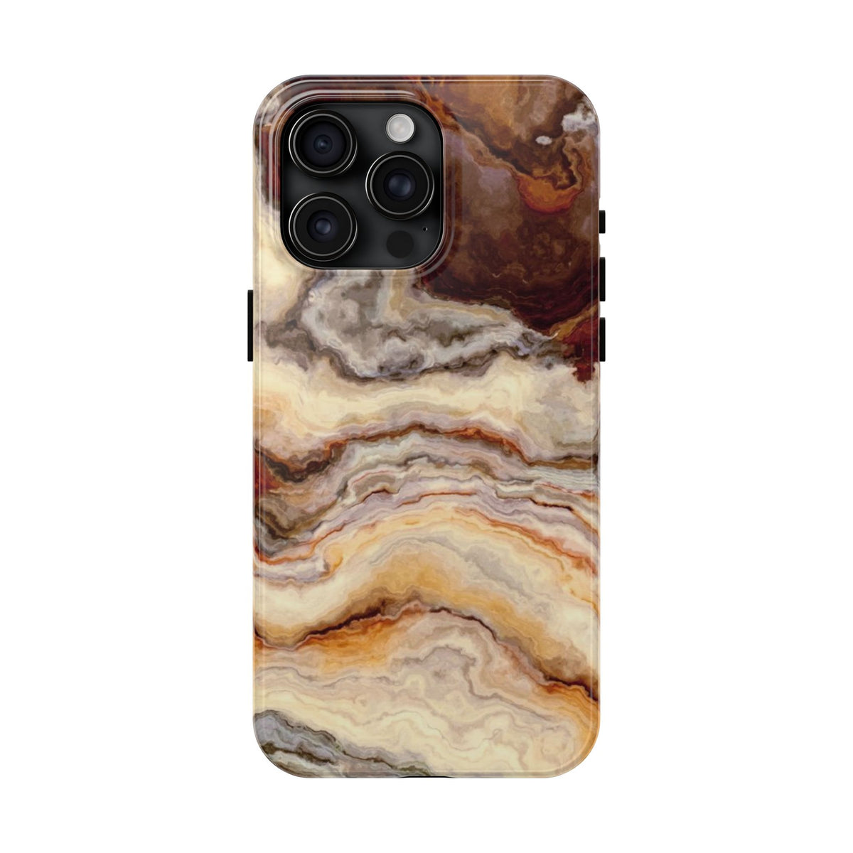 Brown Agate Marble Phone Case