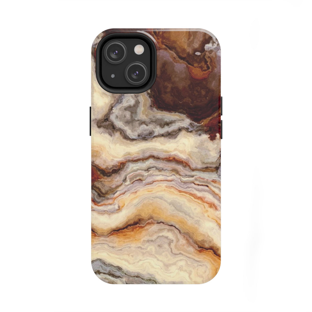 Brown Agate Marble Phone Case