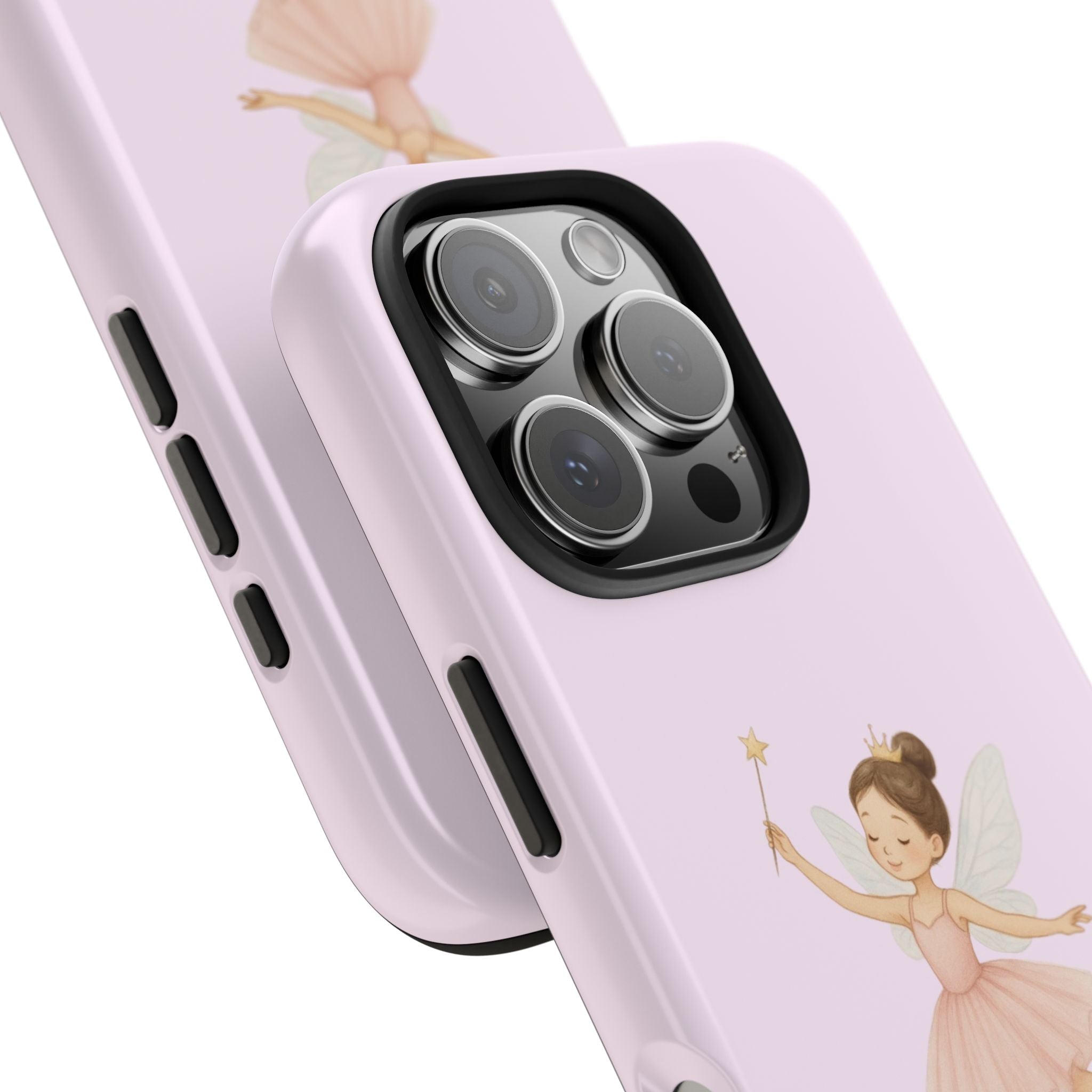 Pink Ballerina Tough Phone Case, Ballet Dancer Cute Phone Cover, Girly Protective Phone Case, Coquette Dancer Phone Accessories, Pretty Pink