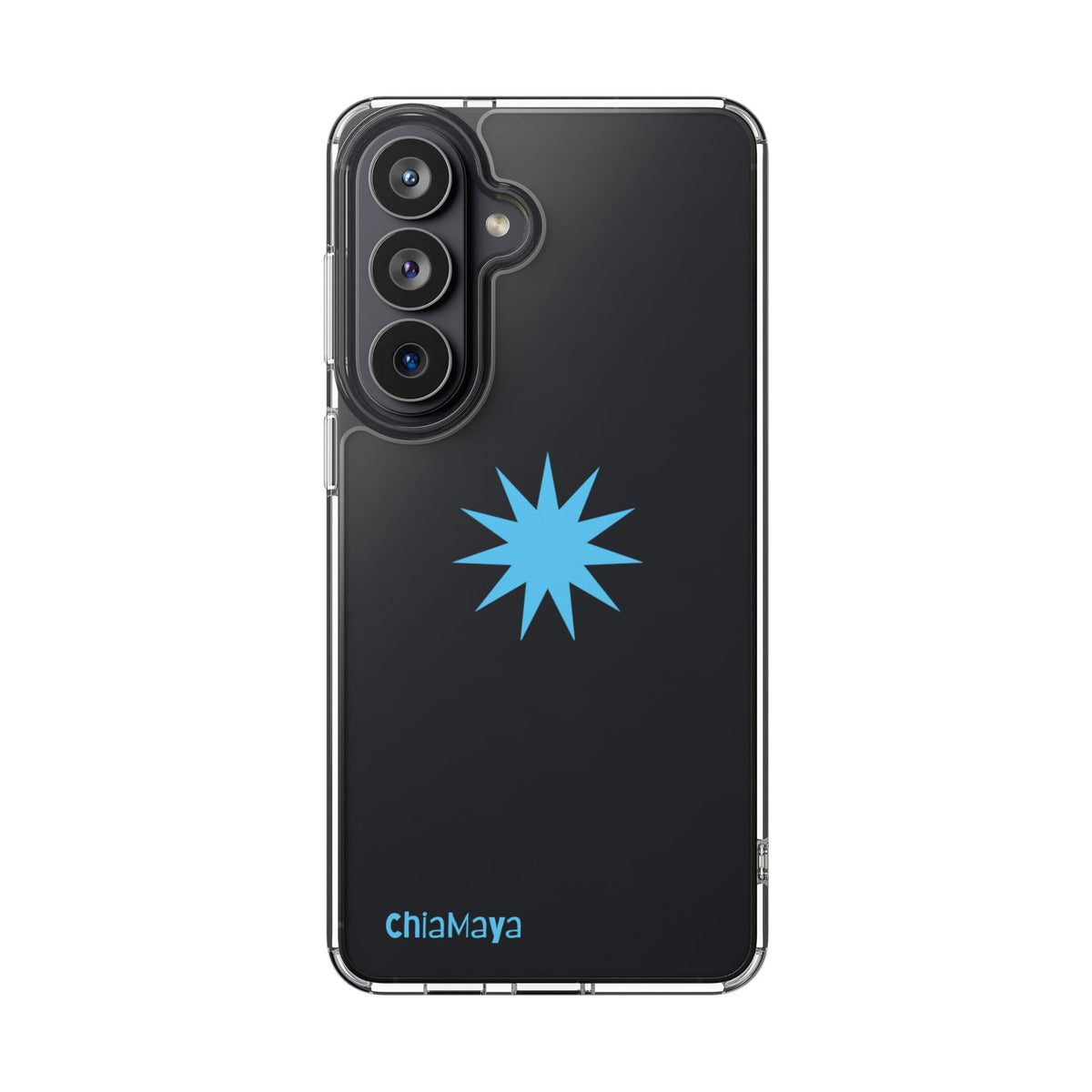 Clear blue star Phone Case