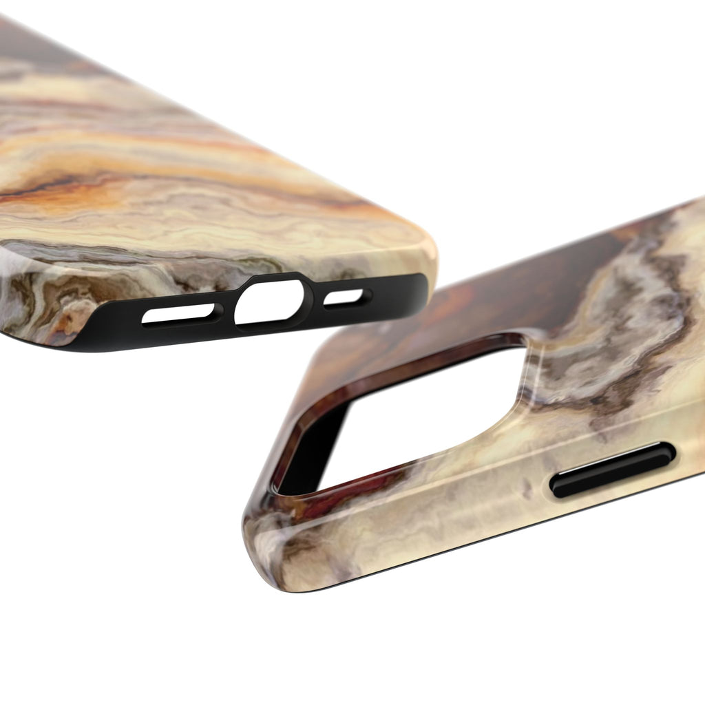 Brown Agate Marble Phone Case