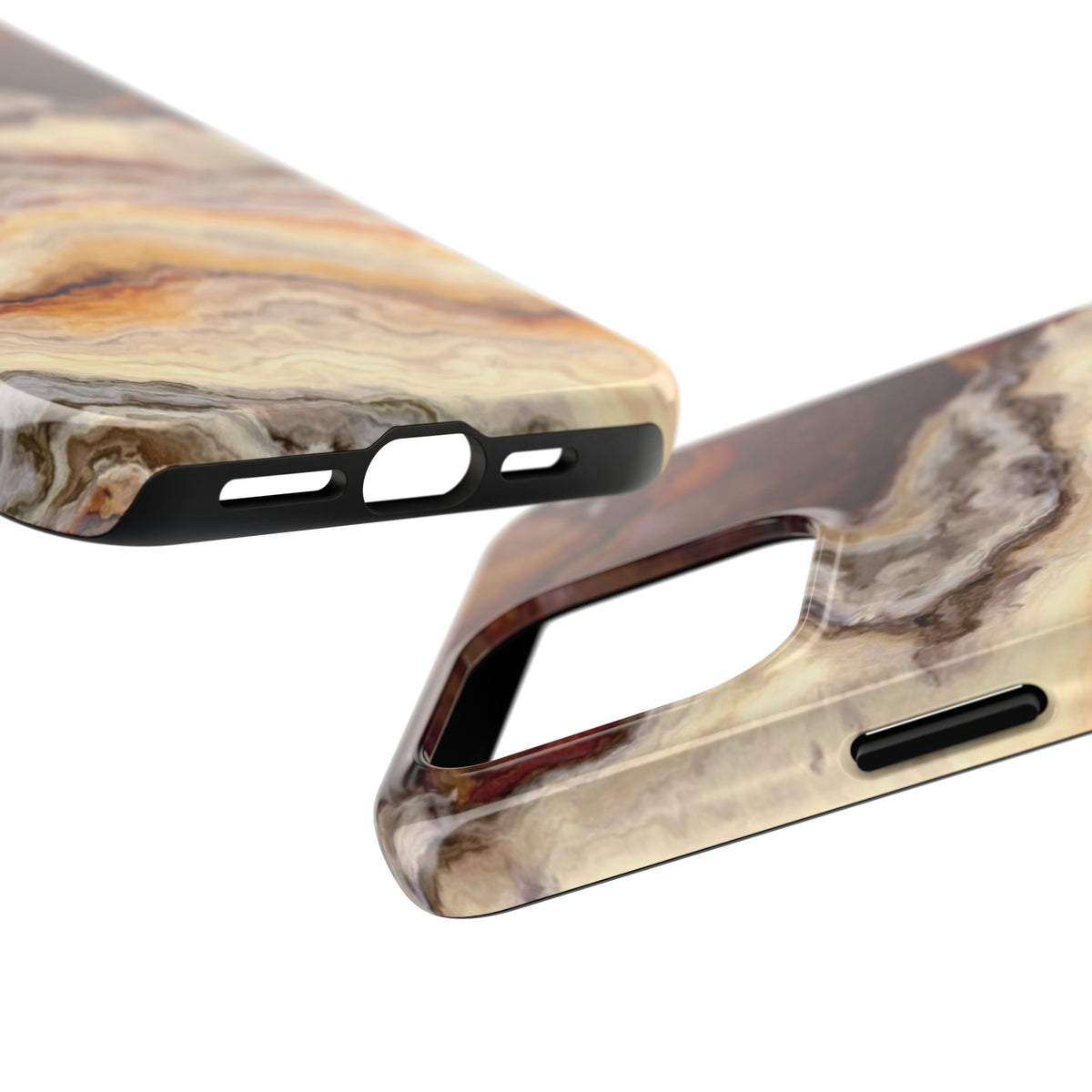 Brown Agate Marble Phone Case