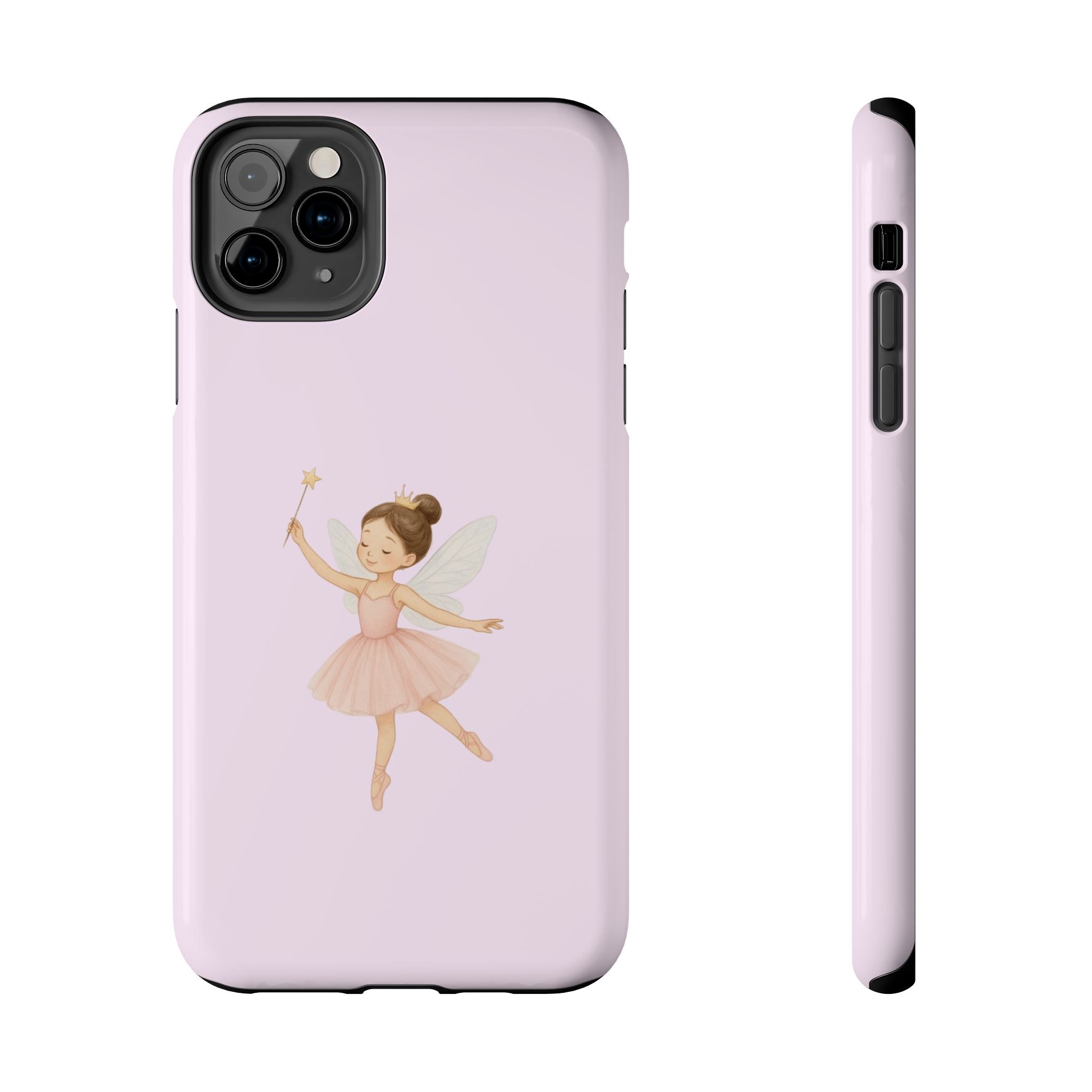 Pink Ballerina Tough Phone Case, Ballet Dancer Cute Phone Cover, Girly Protective Phone Case, Coquette Dancer Phone Accessories, Pretty Pink