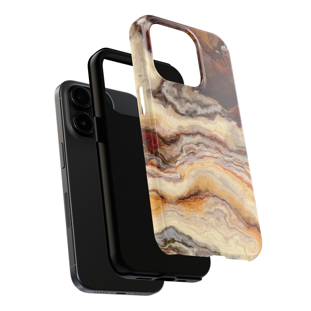 Brown Agate Marble Phone Case