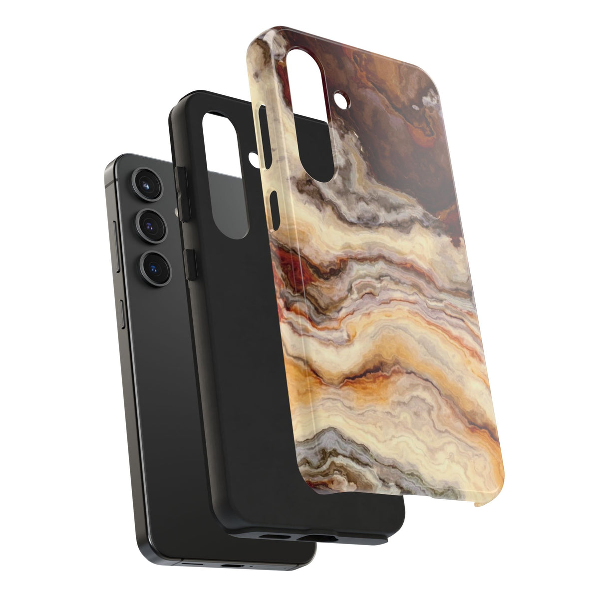Brown Agate Marble Phone Case