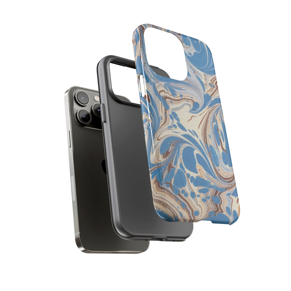 Blue Marble Swirl Phone Case