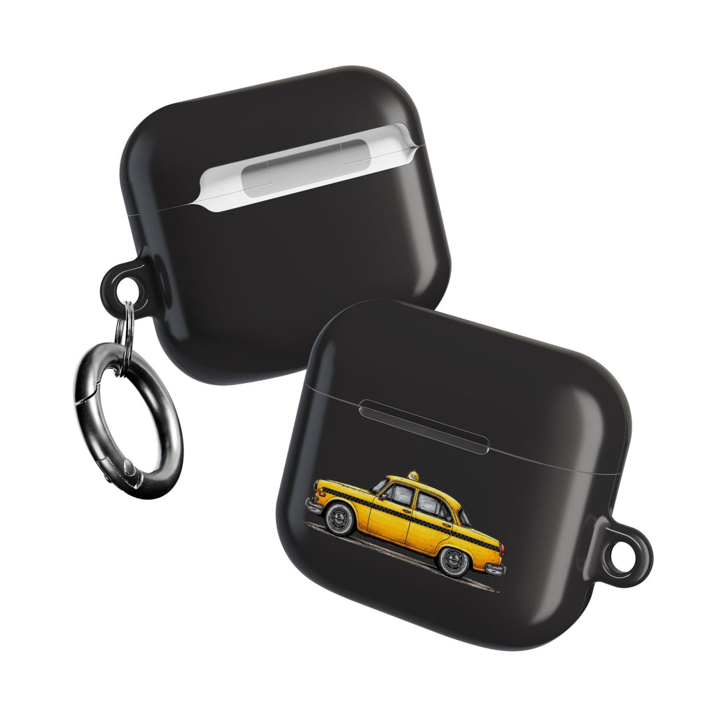 Yellow Taxi AirPod Case — Retro City Cab Protective Case