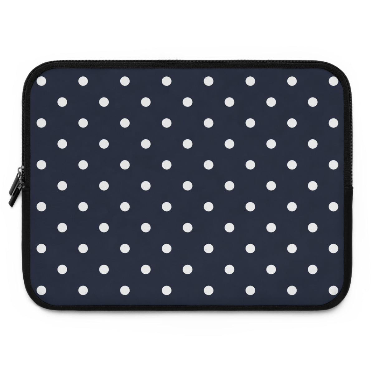 Navy Polka Dot Laptop Sleeve