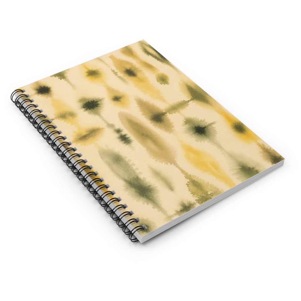 Watercolor Ikat Pattern Spiral Notebook | Ruled Journal