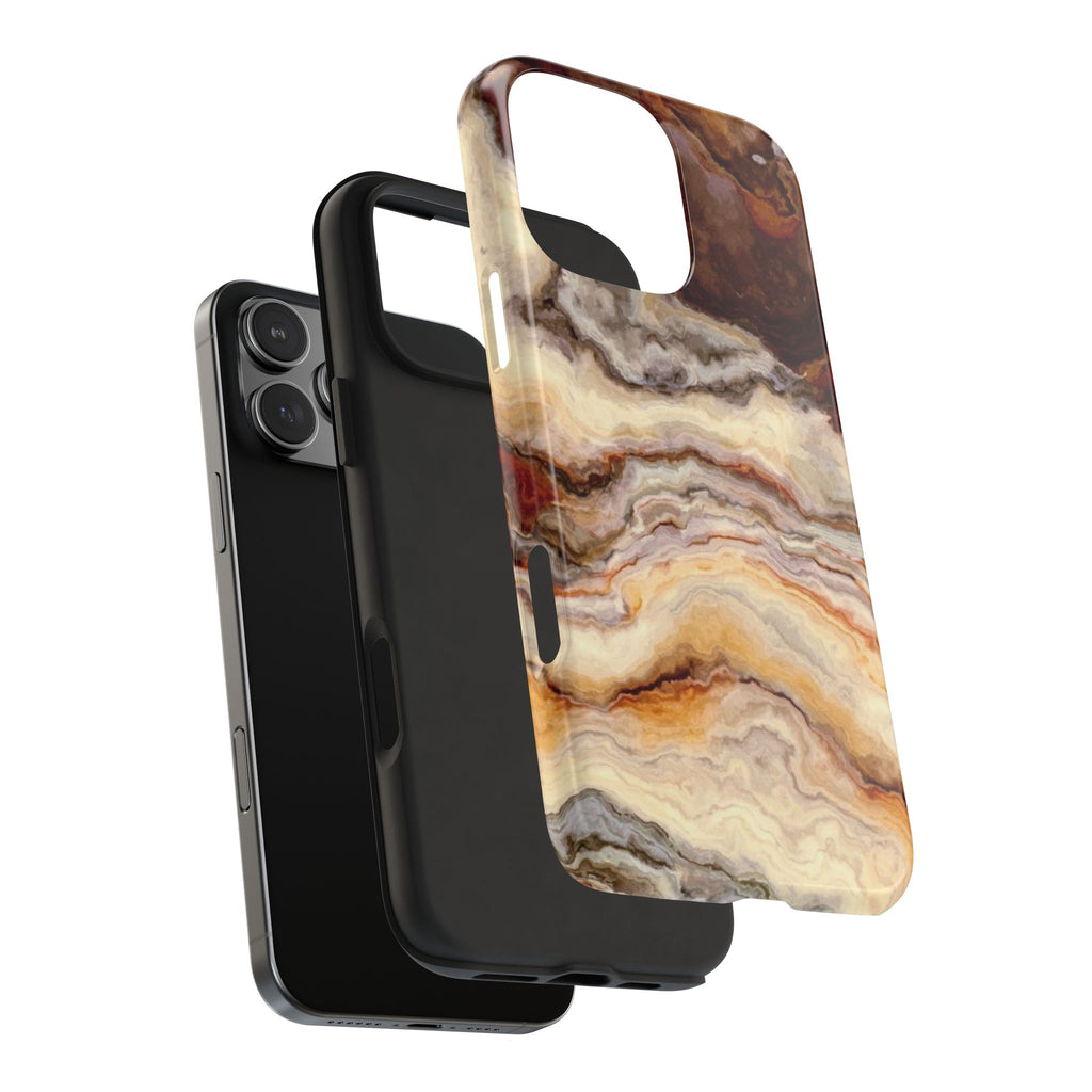 Brown Agate Marble Phone Case