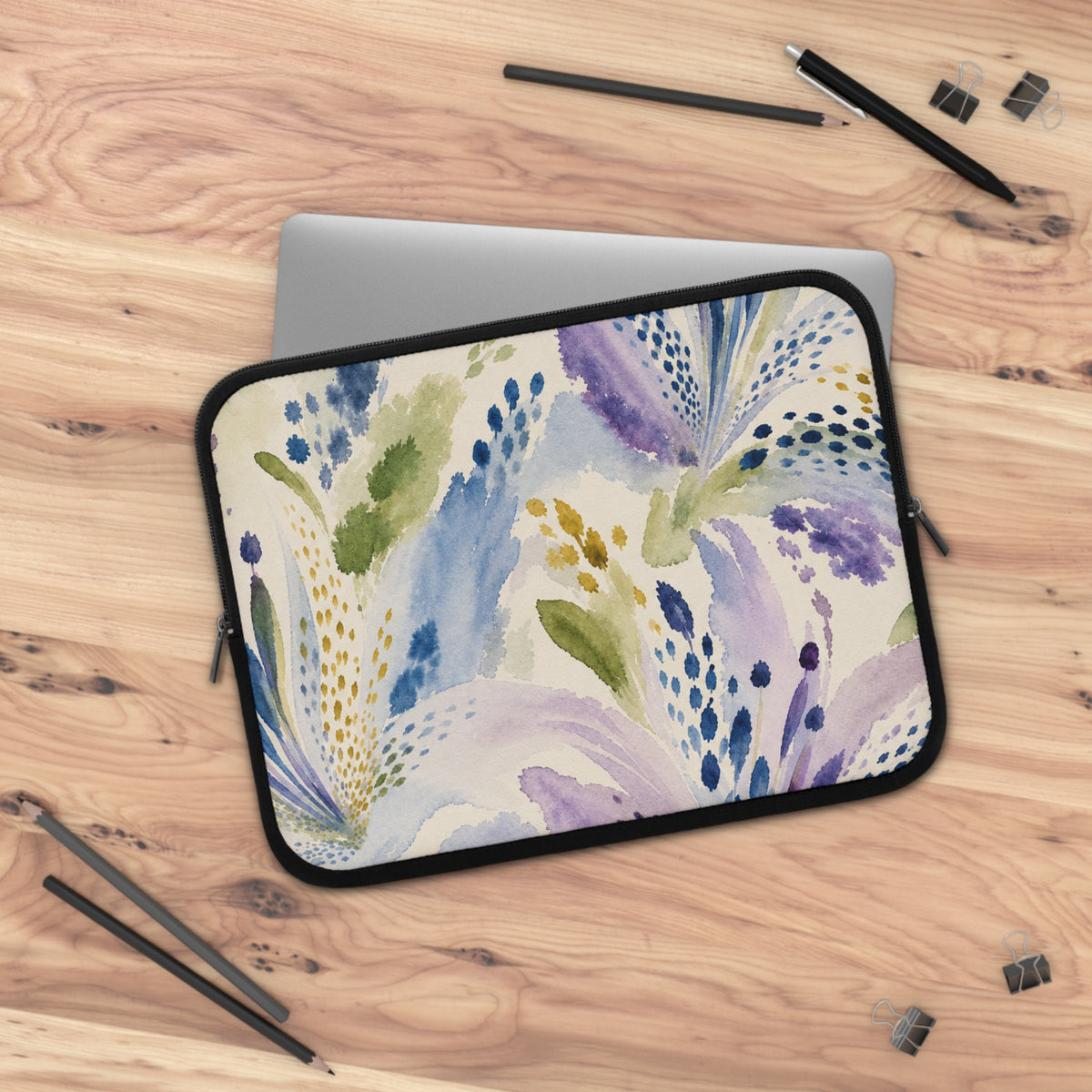 Lavender Watercolor Laptop Sleeve