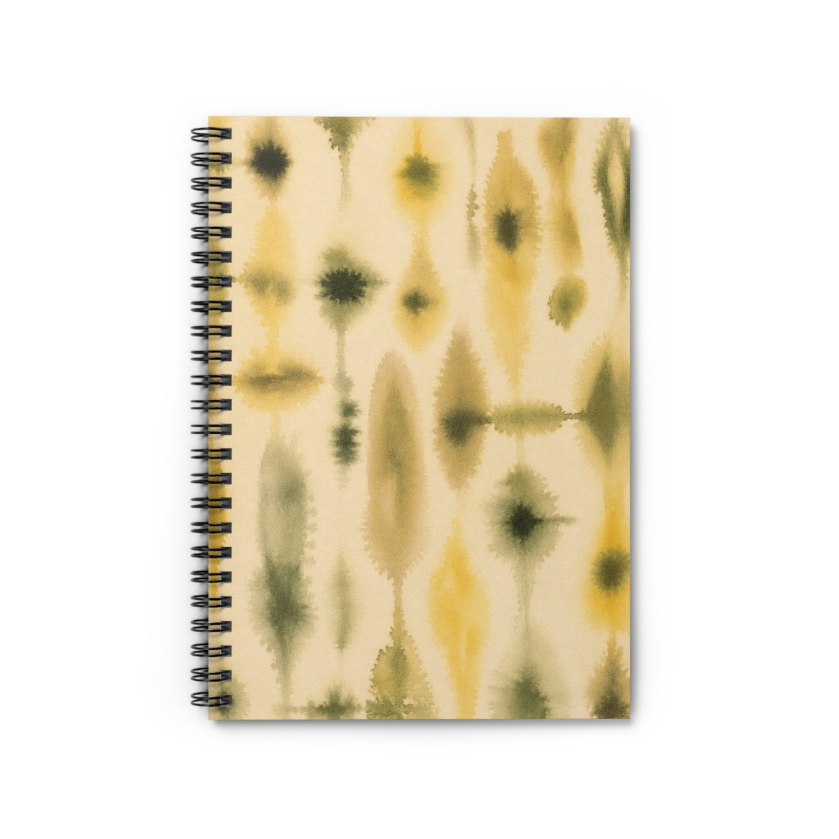 Watercolor Ikat Pattern Spiral Notebook | Ruled Journal