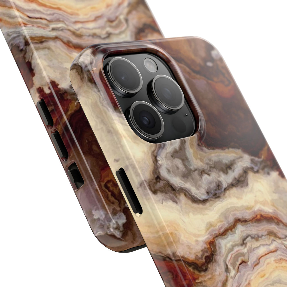 Brown Agate Marble Phone Case