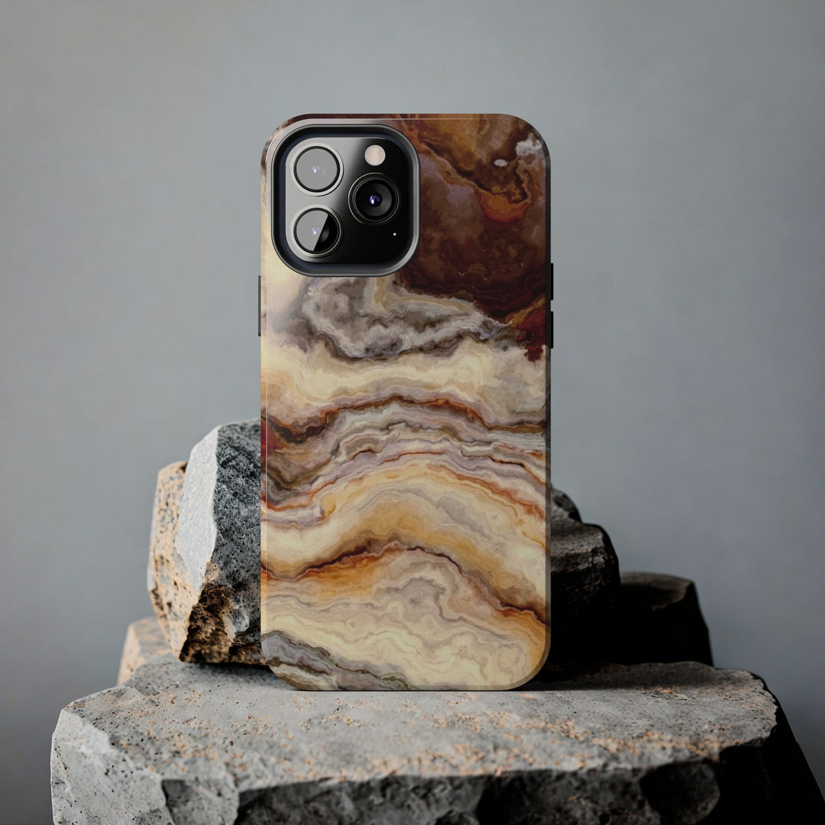 Brown Agate Marble Phone Case