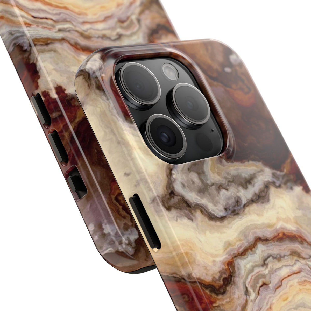 Brown Agate Marble Phone Case