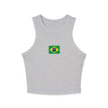 Brazil Flag Tank Top | Brazilian Flag Graphic, Minimal Chest Print