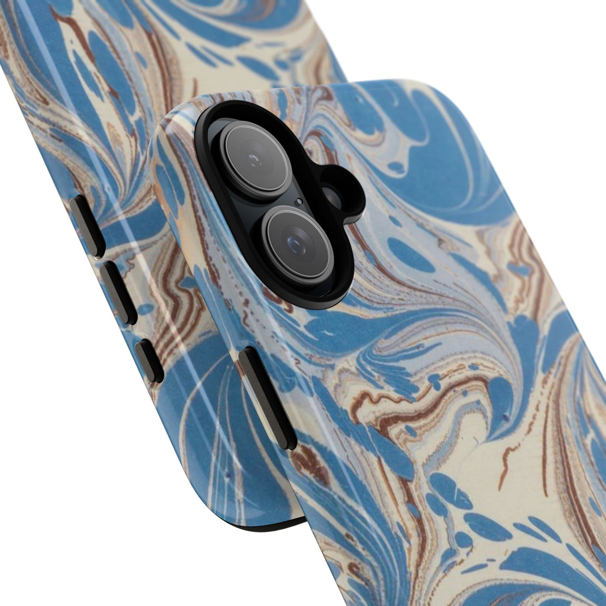 Blue Marble Swirl Phone Case