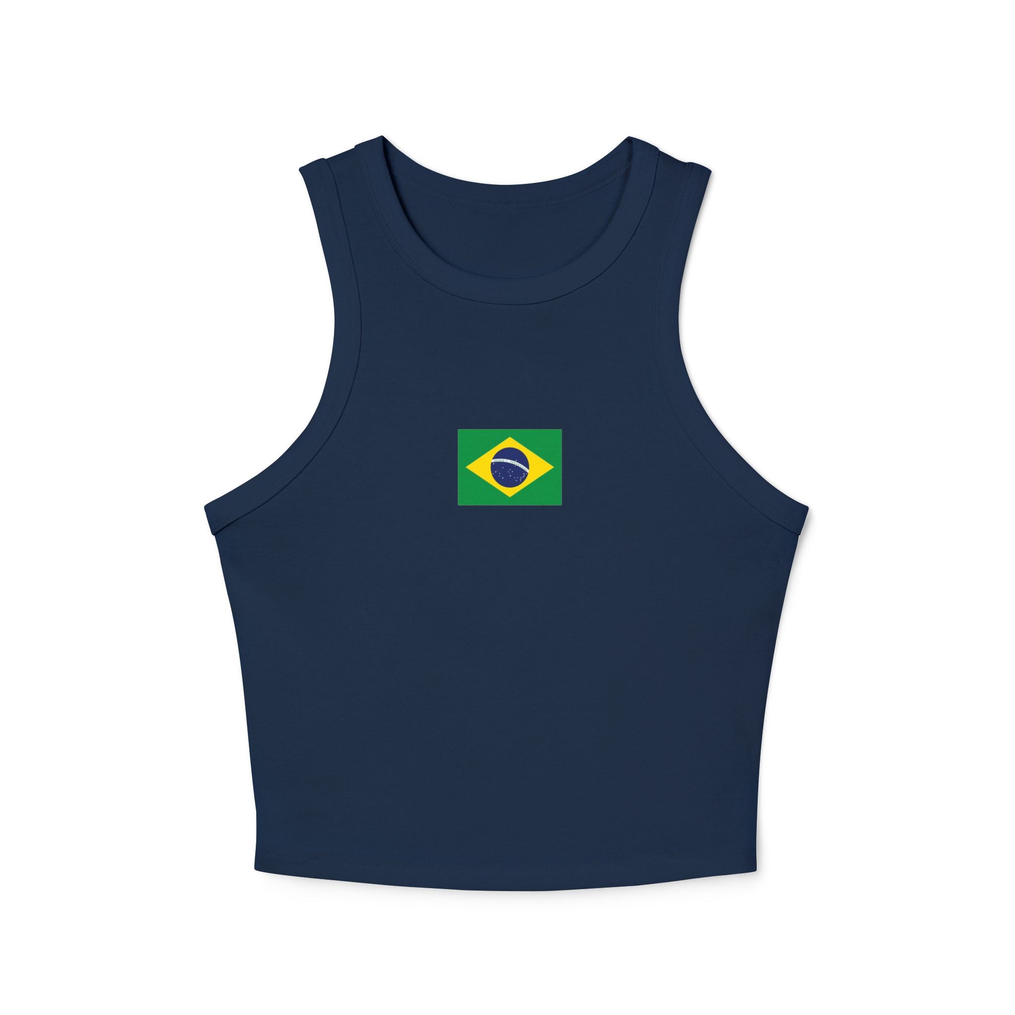 Brazil Flag Tank Top | Brazilian Flag Graphic, Minimal Chest Print