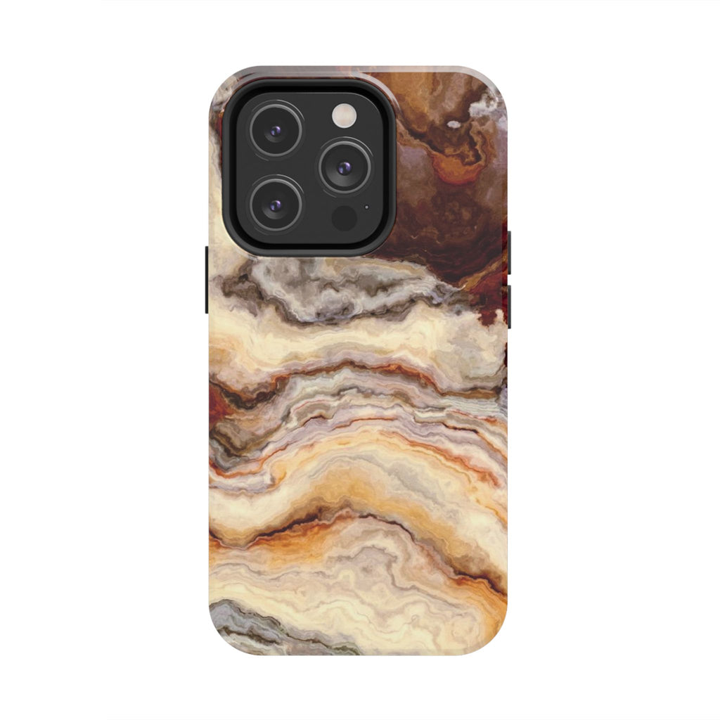 Brown Agate Marble Phone Case