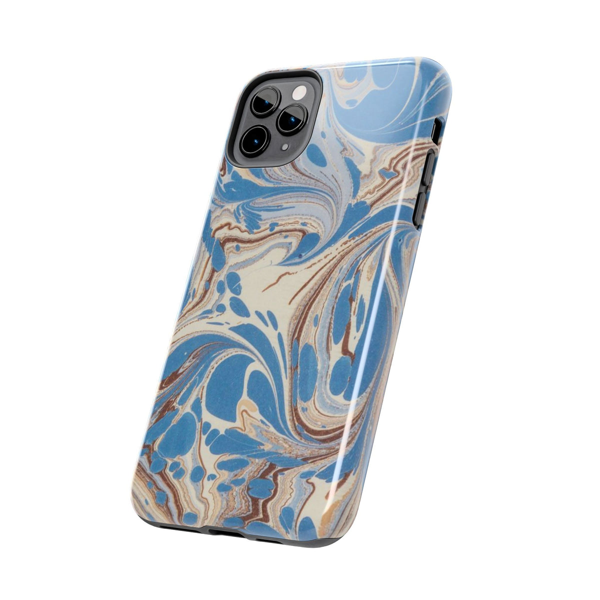 Blue Marble Swirl Phone Case
