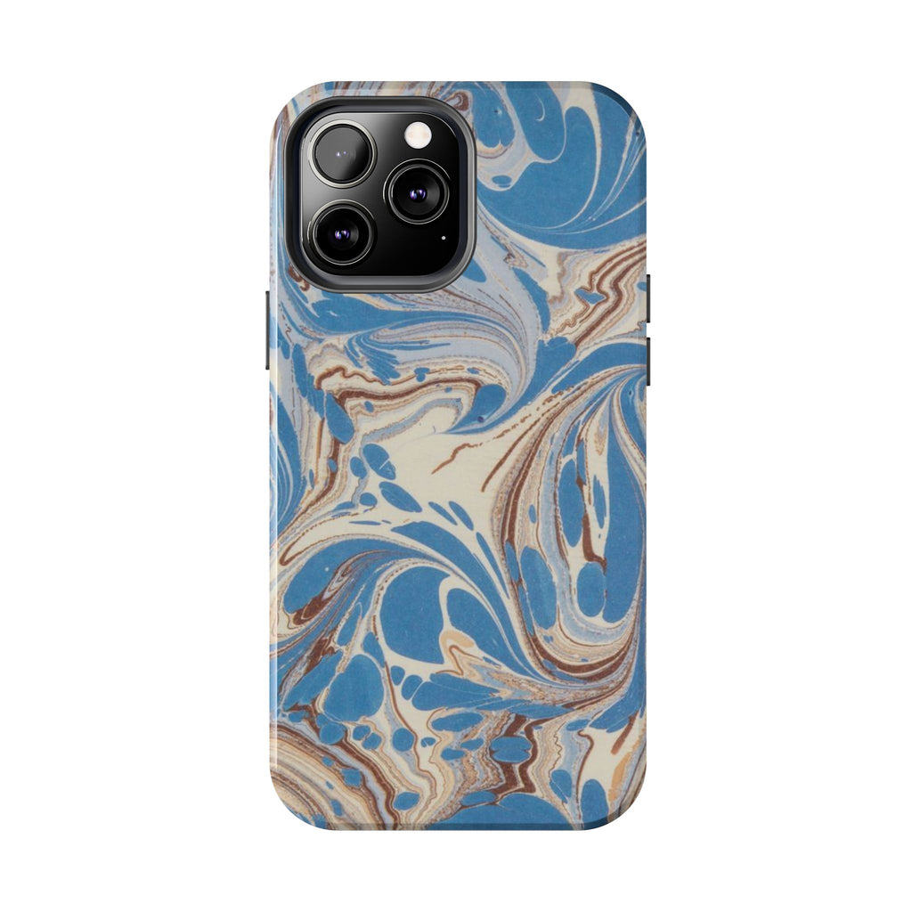 Blue Marble Swirl Phone Case