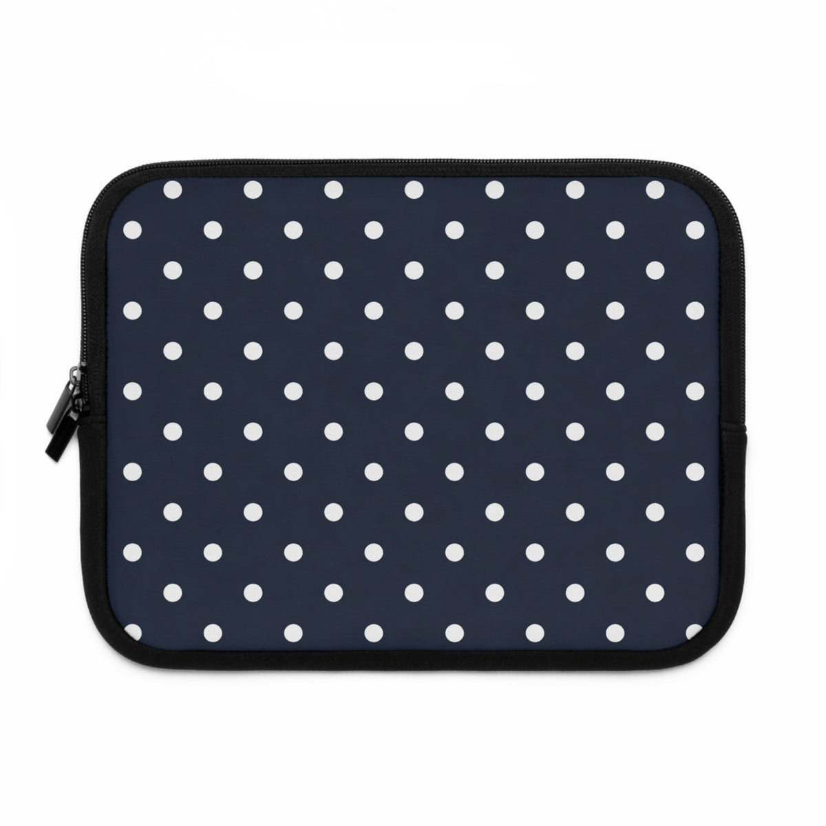 Navy Polka Dot Laptop Sleeve