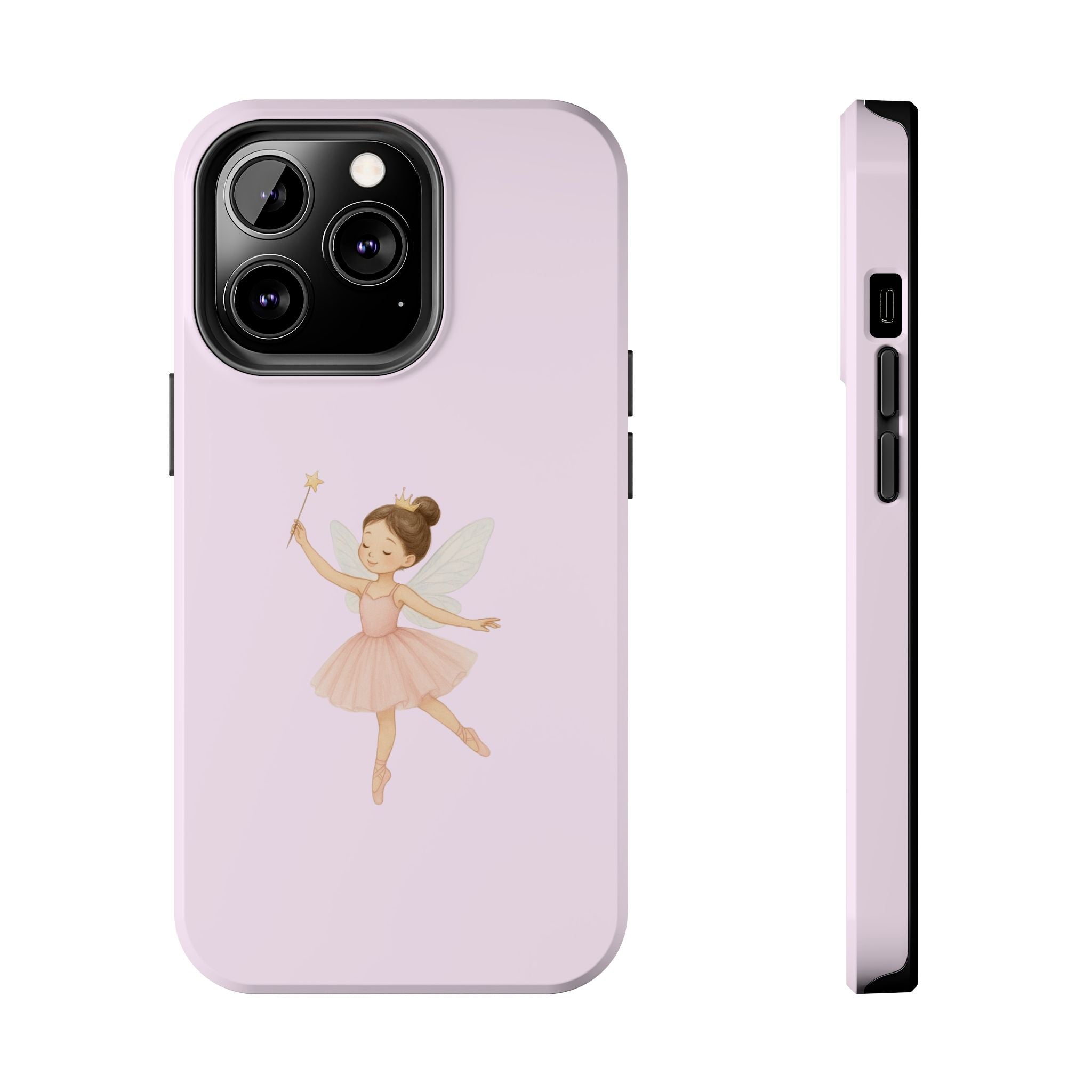 Pink Ballerina Tough Phone Case, Ballet Dancer Cute Phone Cover, Girly Protective Phone Case, Coquette Dancer Phone Accessories, Pretty Pink