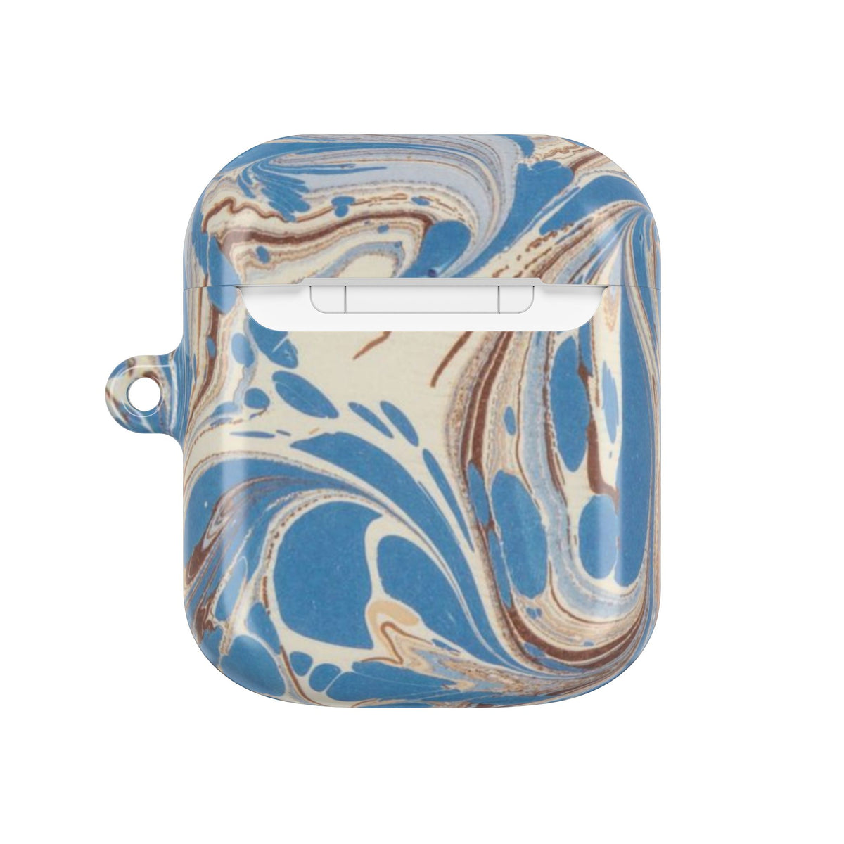 Blue Brown Marble AirPod Case