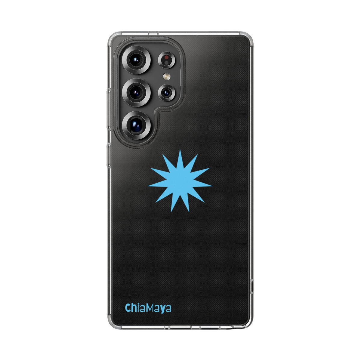 Clear blue star Phone Case