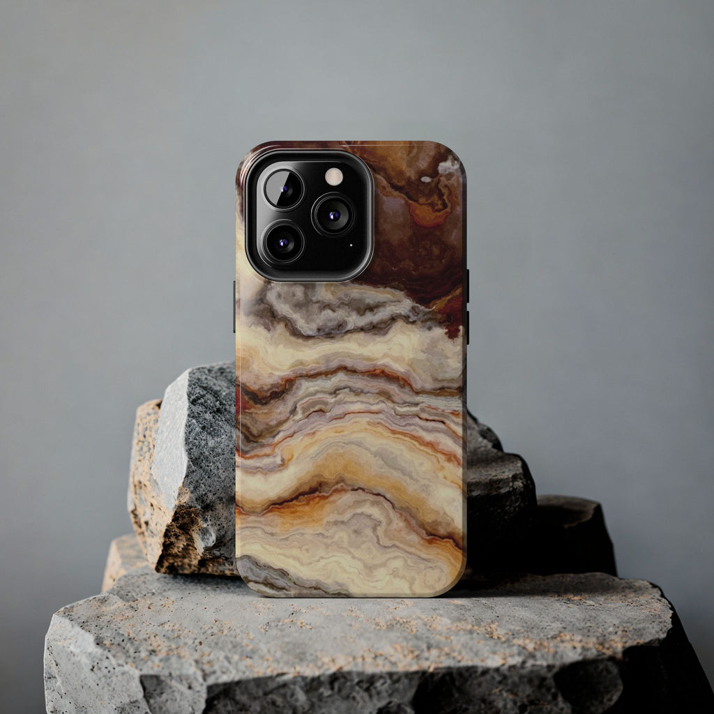 Brown Agate Marble Phone Case