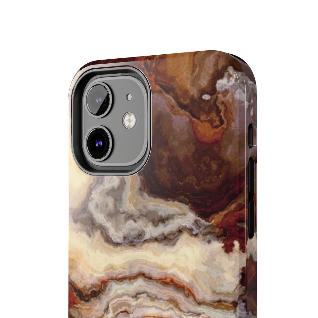 Brown Agate Marble Phone Case