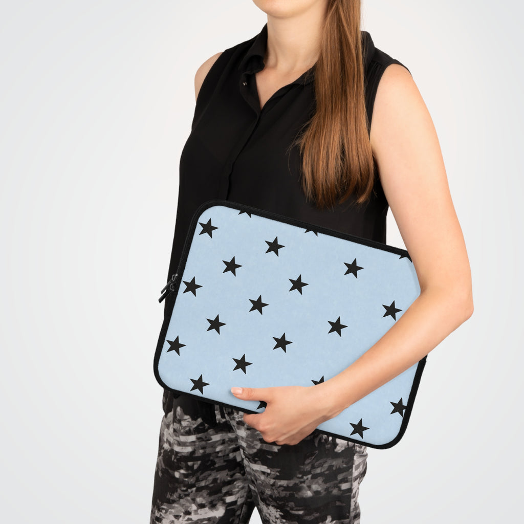Baby Blue Star Laptop Sleeve