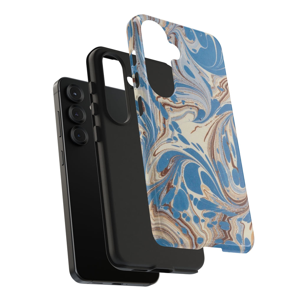 Blue Marble Swirl Phone Case