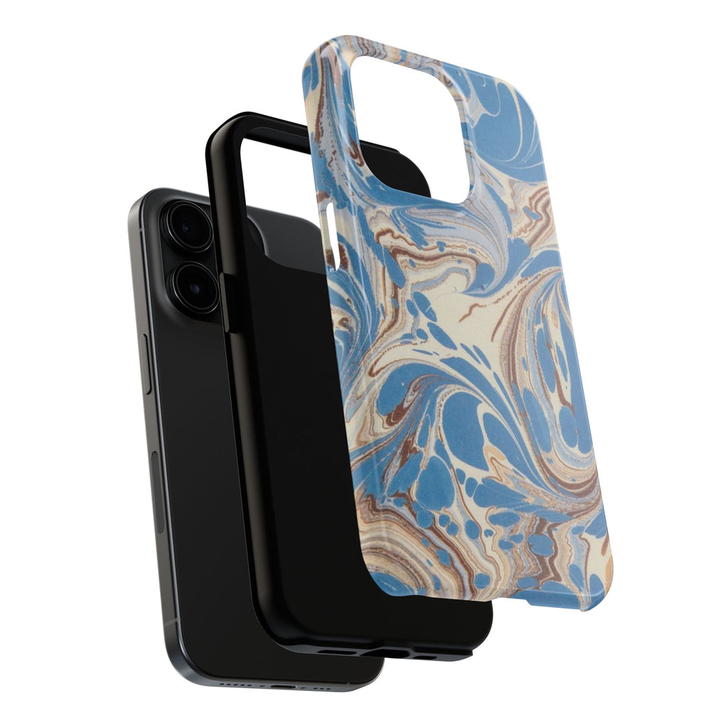 Blue Marble Swirl Phone Case
