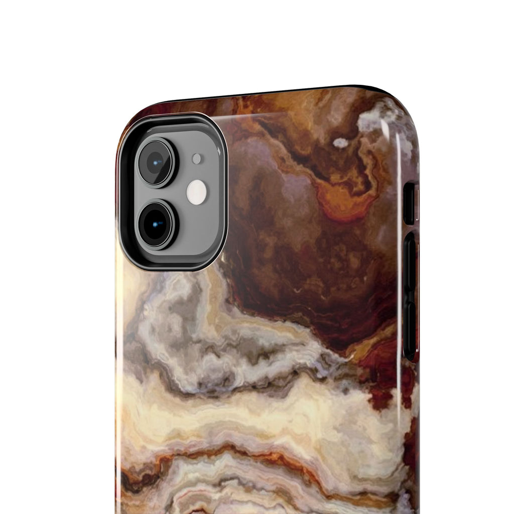 Brown Agate Marble Phone Case
