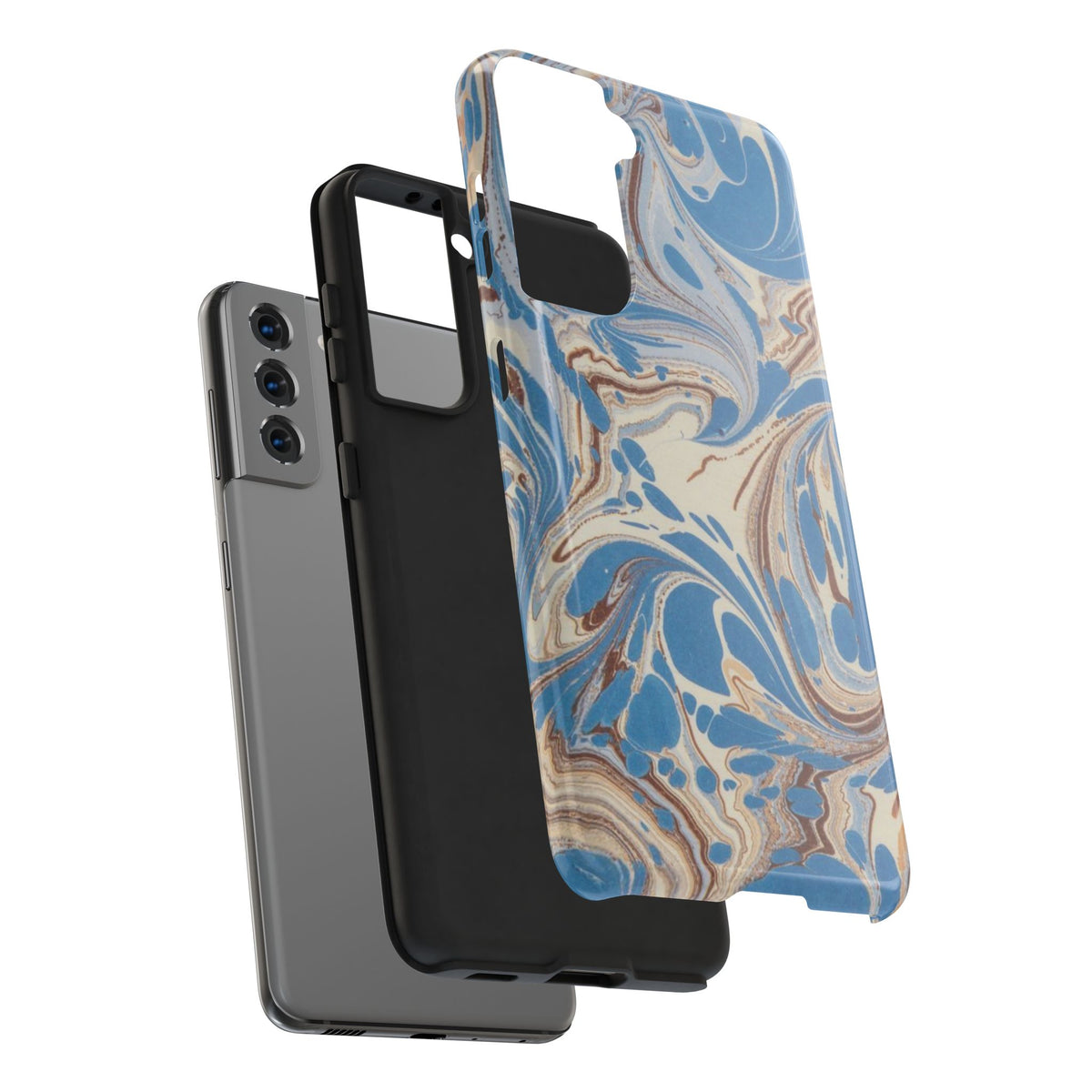 Blue Marble Swirl Phone Case